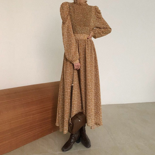 BGTEEVER Vintage Floral Dress - Timeless Elegance for Every Occasion