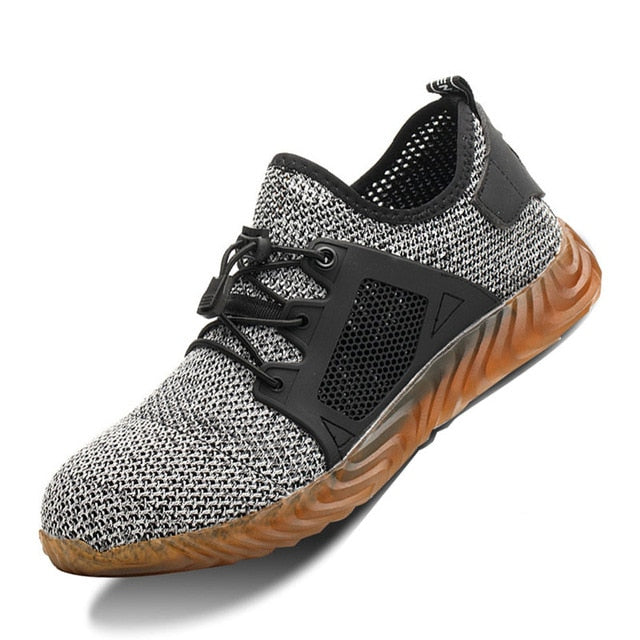 Men's Steel Toe Work Shoes - Breathable Safety & Lasting Comfort
