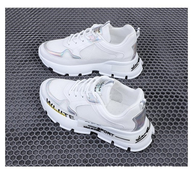 BJYL Women's Mesh Running Shoes - Breathable & Stylish