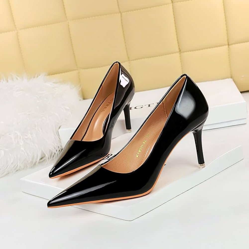 Elegant Black High Heel Pumps - Timeless Style & Comfort