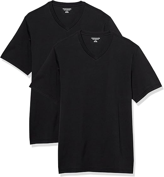 Comfortable Cotton V-Neck T-Shirts - 2 Pack for Everyday Style
