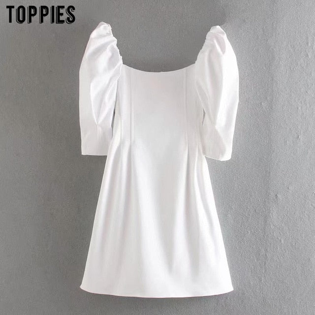 Toppies Mini Dress - Elevate Your Summer Style with Elegance