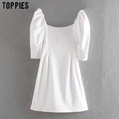 Toppies Mini Dress - Elevate Your Summer Style with Elegance