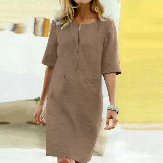 ZANZEA Midi Dress - Effortless Elegance for Every Summer Event
