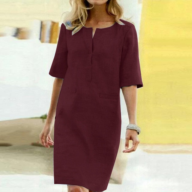 ZANZEA Midi Dress - Effortless Elegance for Every Summer Event