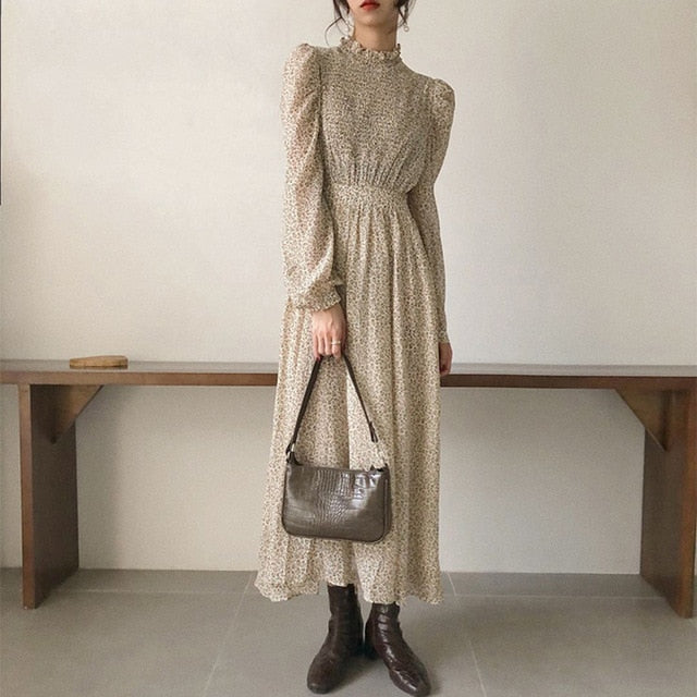 BGTEEVER Vintage Floral Dress - Timeless Elegance for Every Occasion