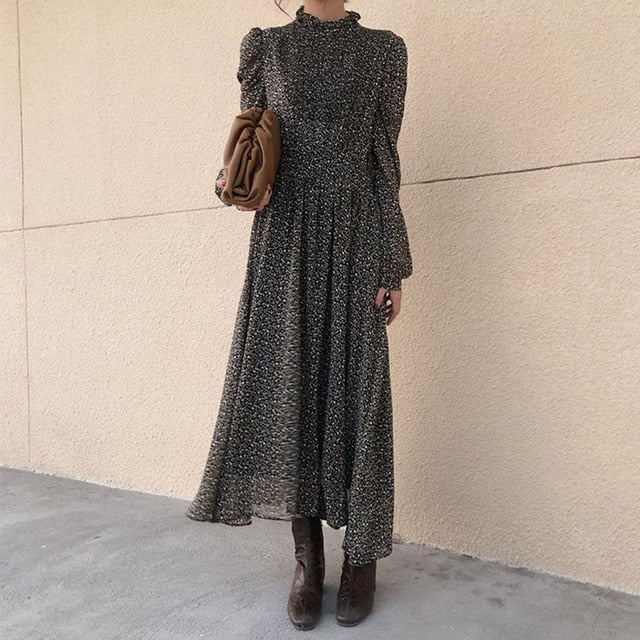 BGTEEVER Vintage Floral Dress - Timeless Elegance for Every Occasion