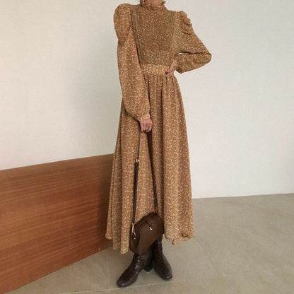 BGTEEVER Vintage Floral Dress - Timeless Elegance for Every Occasion