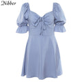 Chic Pleated Mini Dress - Sophisticated Style for Any Occasion