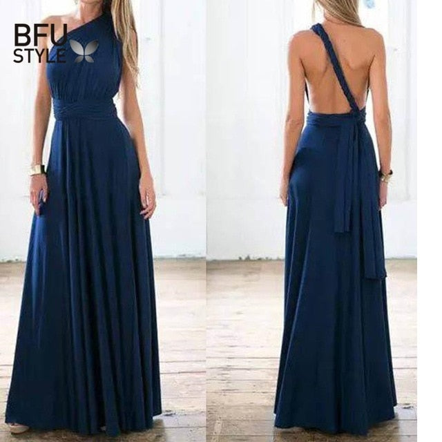 Convertible Boho Maxi Dress - Versatile Style for Every Occasion