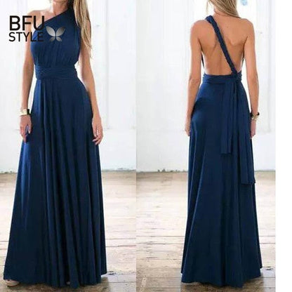 Convertible Boho Maxi Dress - Versatile Style for Every Occasion