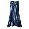 Polka Dot Sleeveless Mini Dress - Effortless Summer Playfulness