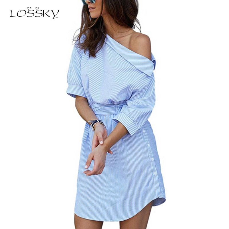 Women's Breezy Beach Dress with Chic Split - Summer Essential