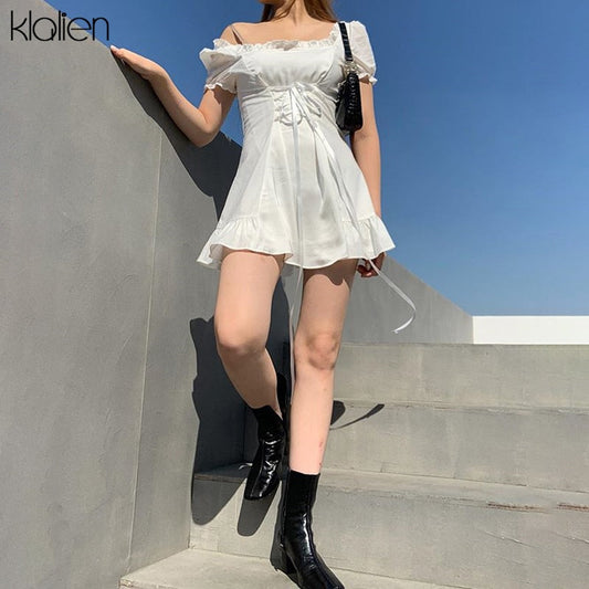Romantic Silk Mini Dress - Exquisite Elegance with Bow Detail