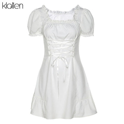 Romantic Silk Mini Dress - Exquisite Elegance with Bow Detail