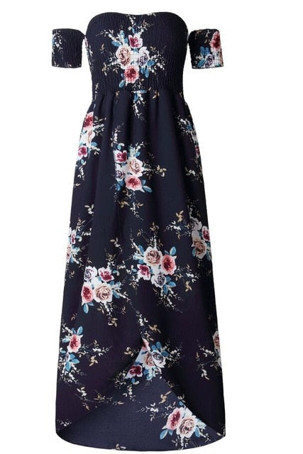 NEDEINS Women's Boho Floral Maxi Dress - Versatile Summer Elegance