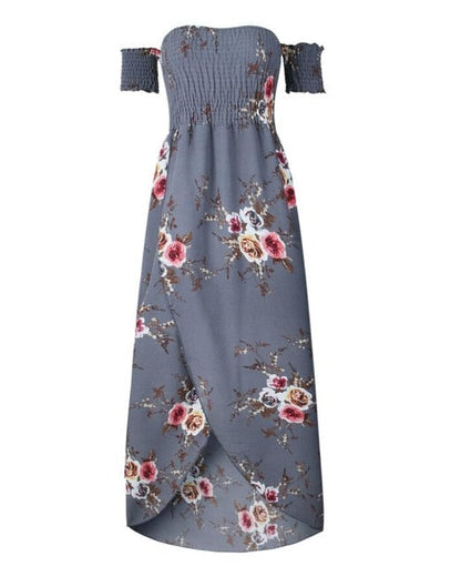 NEDEINS Women's Boho Floral Maxi Dress - Versatile Summer Elegance
