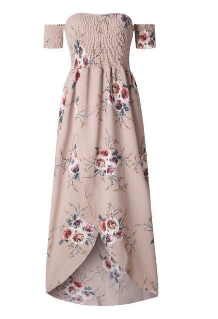 NEDEINS Women's Boho Floral Maxi Dress - Versatile Summer Elegance