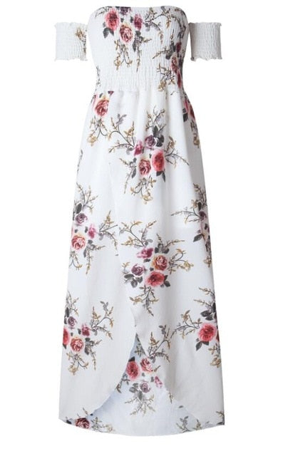 NEDEINS Women's Boho Floral Maxi Dress - Versatile Summer Elegance
