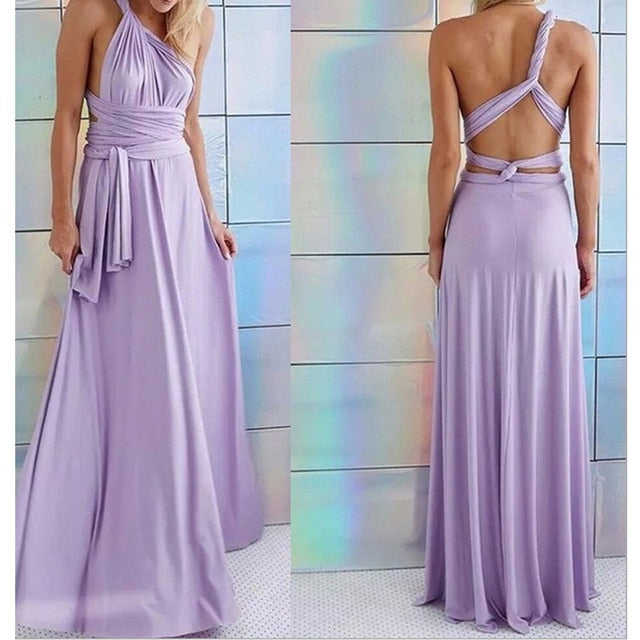 Convertible Boho Maxi Dress - Versatile Elegance for Every Occasion