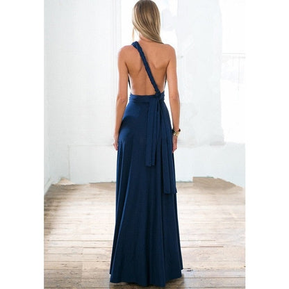 Convertible Boho Maxi Dress - Versatile Elegance for Every Occasion