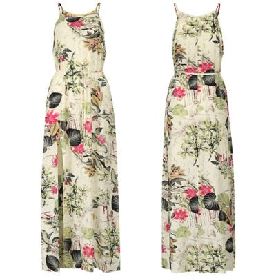 NEDEINS Pink Floral Maxi Dress - Summer's Chic Statement