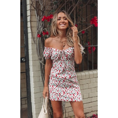 Boho Floral V-Neck Sundress - Embrace Summer's Free Spirit