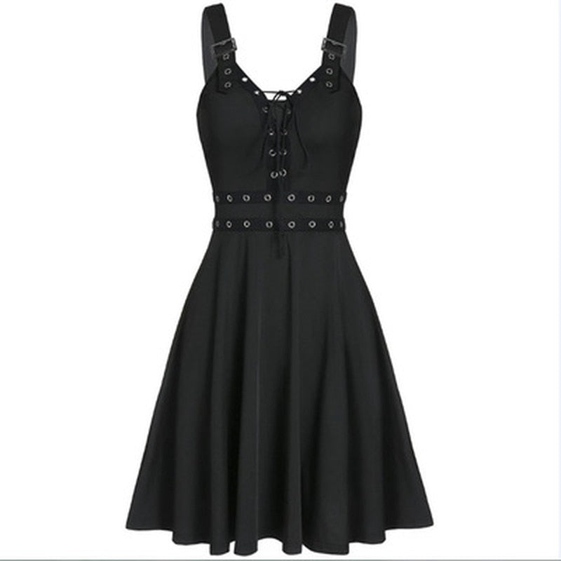 MusLotus Black Halter Mini Dress - Chic Comfort for Every Evening