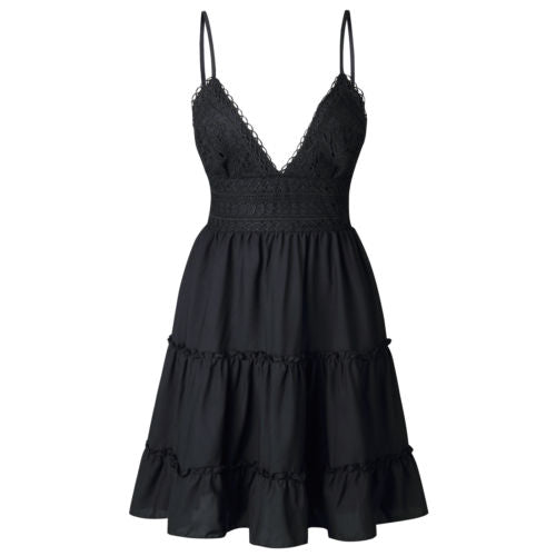 Stylish Lace Mini Dress - Make a Statement with Elegance