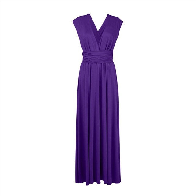 Convertible Boho Maxi Dress - Versatile Style for Every Occasion