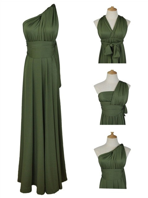 Convertible Boho Maxi Dress - Versatile Style for Every Occasion