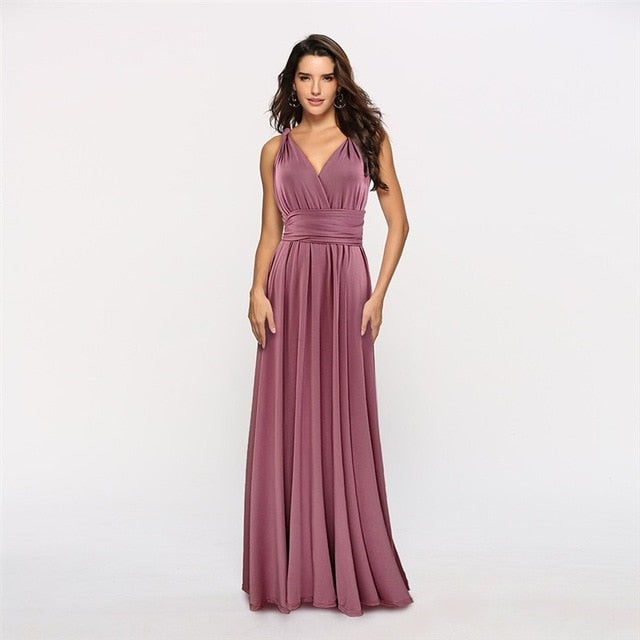 Convertible Boho Maxi Dress - Versatile Style for Every Occasion