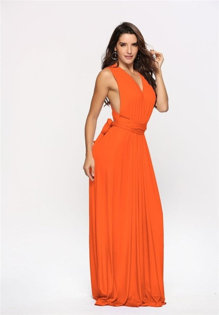 Convertible Boho Maxi Dress - Versatile Style for Every Occasion