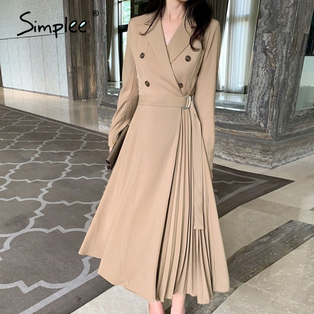 Plaid Blazer Dress - Modern Elegance for the Professional Woman
