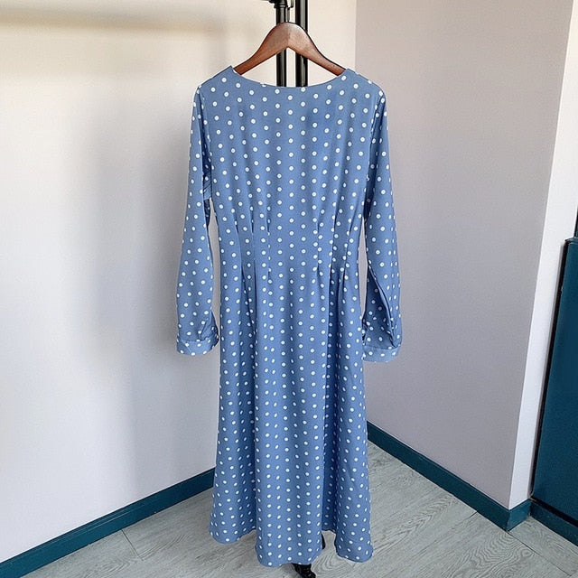 Lizkova Chiffon Dress - Autumn Elegance & Sophistication