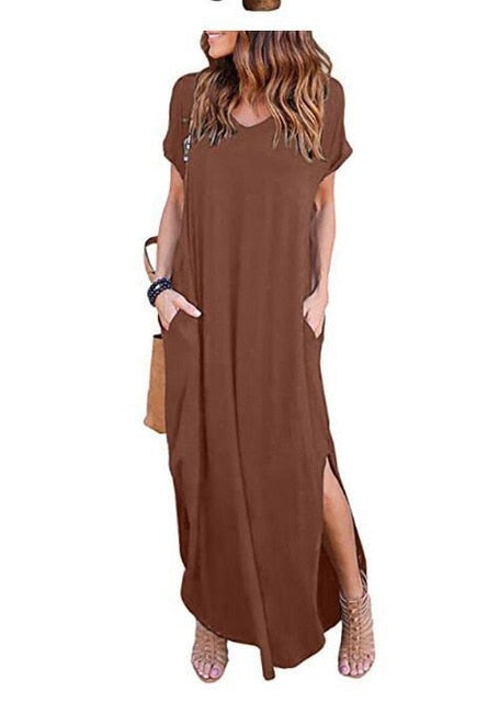 Plus Size Maxi Dress - Flattering Comfort for Every Occasion