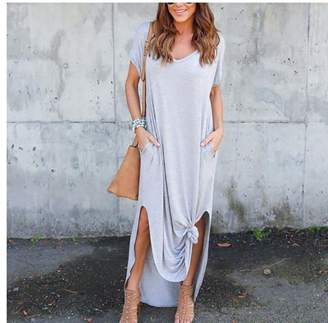 Plus Size Maxi Dress - Flattering Comfort for Every Occasion