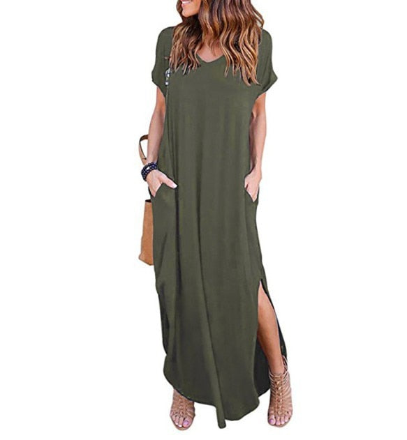 Plus Size Maxi Dress - Flattering Comfort for Every Occasion