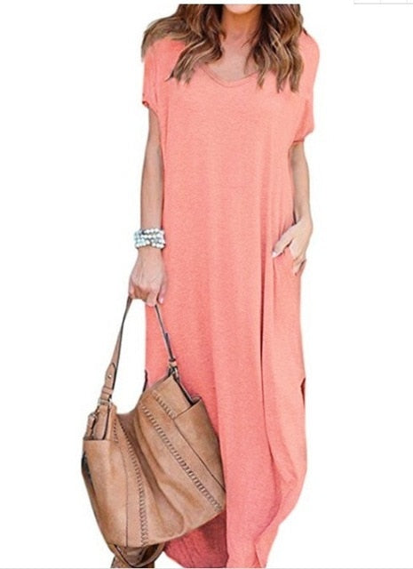 Plus Size Maxi Dress - Flattering Comfort for Every Occasion