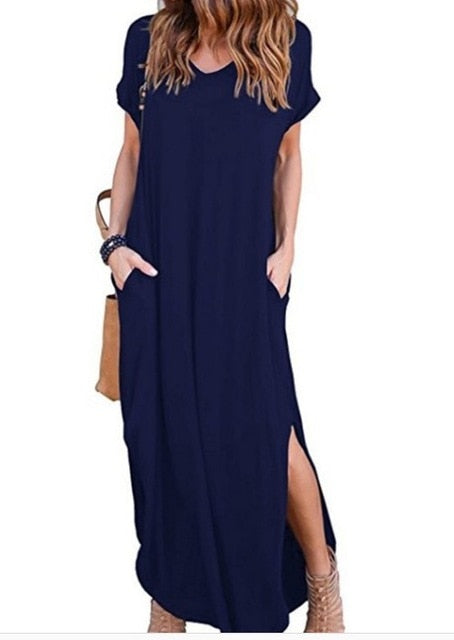Plus Size Maxi Dress - Flattering Comfort for Every Occasion