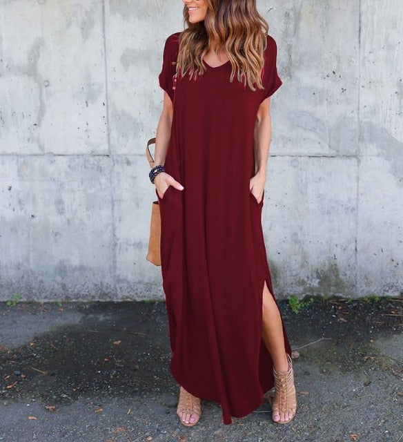 Plus Size Maxi Dress - Flattering Comfort for Every Occasion
