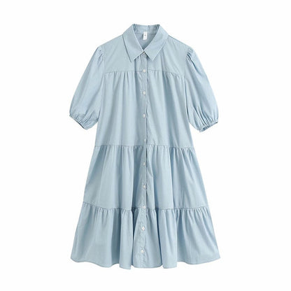 Ruffled White Mini Dress - Vintage Charm Meets Modern Chic