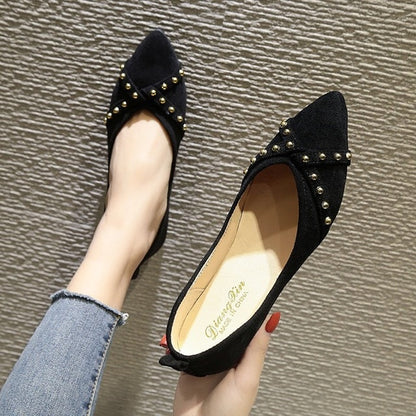 Vangull Rivet Flats - Elegant & Sustainable Comfort for Stylish Women