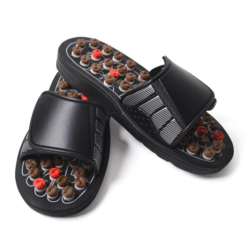 Men's Acupressure Massage Slippers - Comfortable & Therapeutic