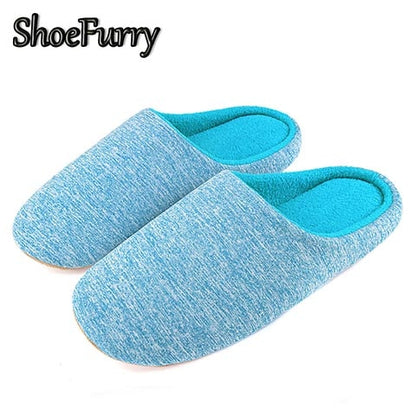 ShoeFurry Winter Men's Slippers - Warm, Plush & Anti-Skid