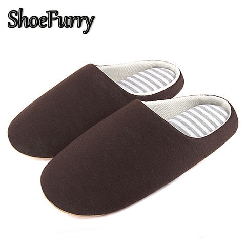 ShoeFurry Winter Men's Slippers - Warm, Plush & Anti-Skid