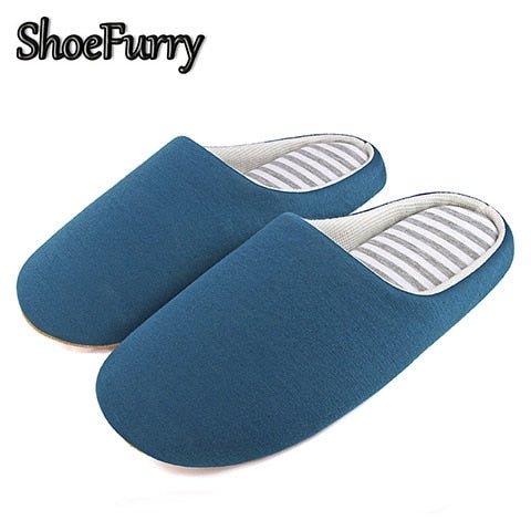 ShoeFurry Winter Men's Slippers - Warm, Plush & Anti-Skid