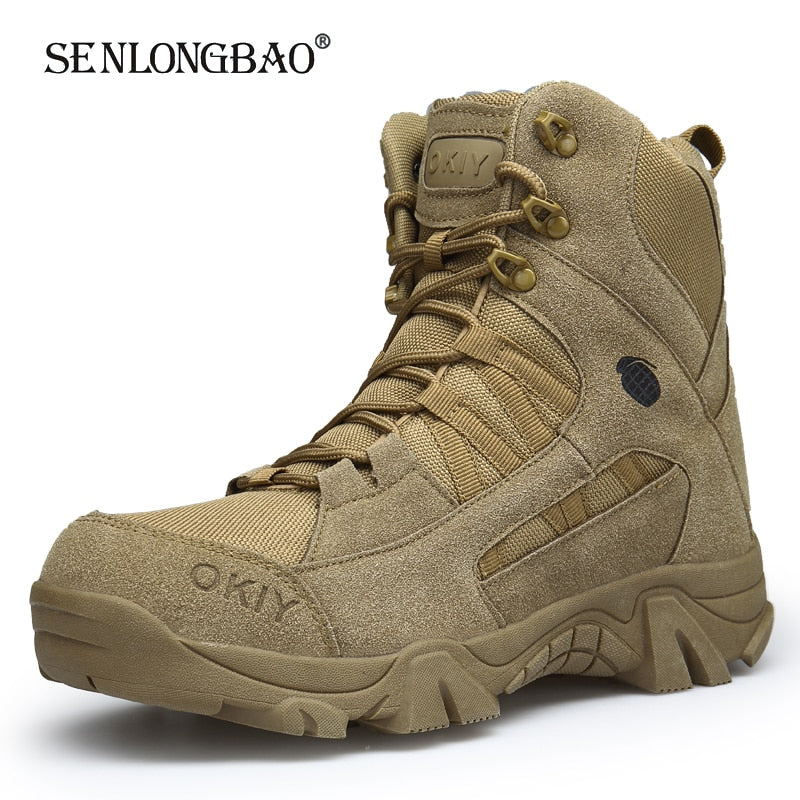Men's Tactical Combat Boots - Durable & Comfortable for Outdoors