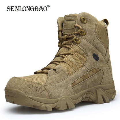 Men's Tactical Combat Boots - Durable & Comfortable for Outdoors