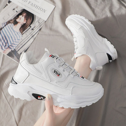 Women Platform Shoes White 2020 New Fashion Designers Sneakers Ladies Leather Shoes Casual Sports Shoes Female Tenis Feminino